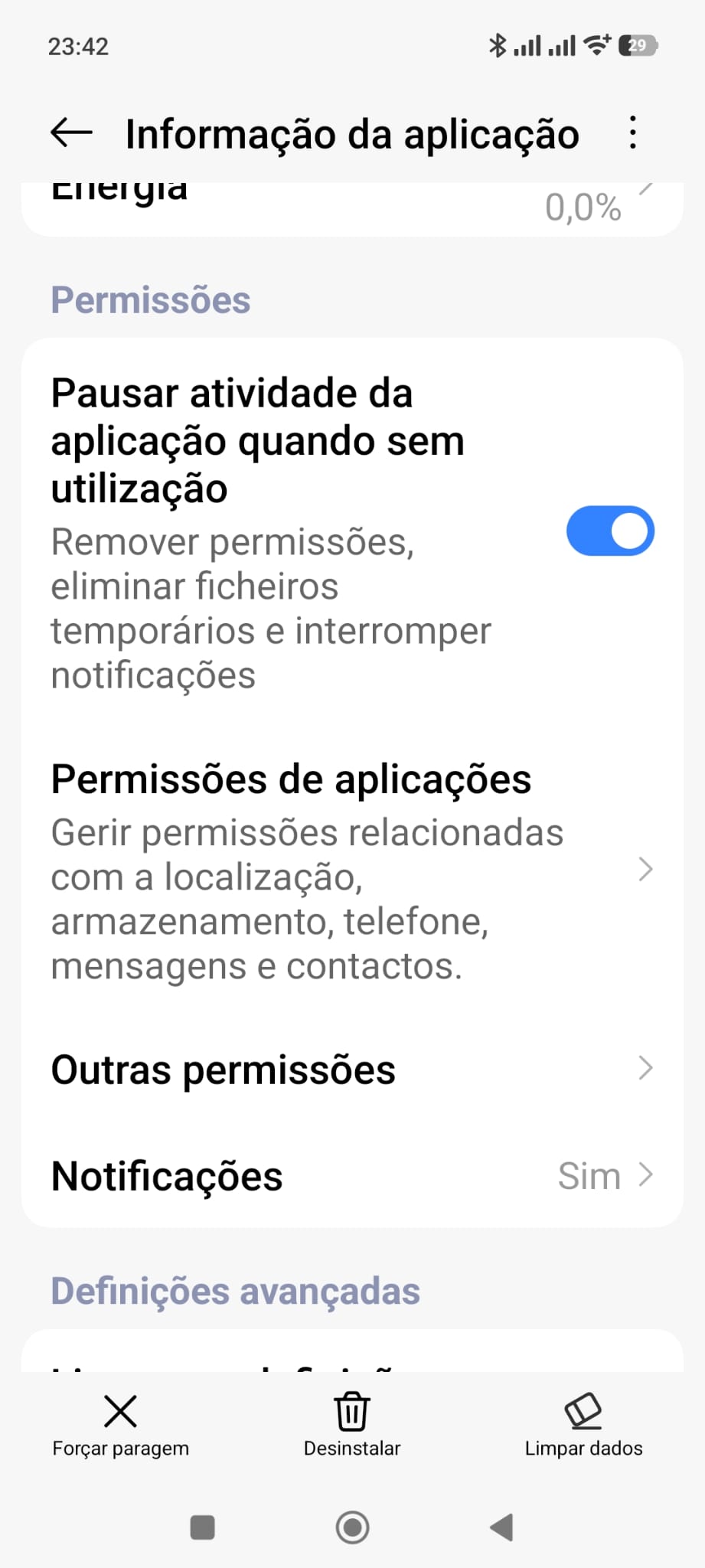 Passo 11 - Entrar em outras permissões